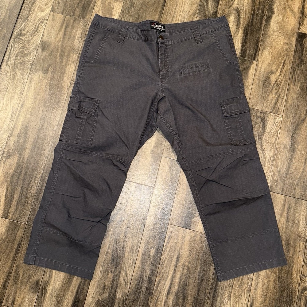 LAPG Women's Tactical Stretch Ops Pants In Charcoal Grey‎ Cargo Size 22 Short